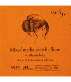 Smlt Mixed Media sketch pad Authentic 9x9cm