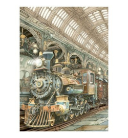 Stamperia - Mini Rice Paper A6 – Gardens of Time - DFSA6X05 