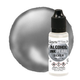 Couture Creations Silver / Silver Pearl Alcohol Ink (12mL | 0.4fl oz)