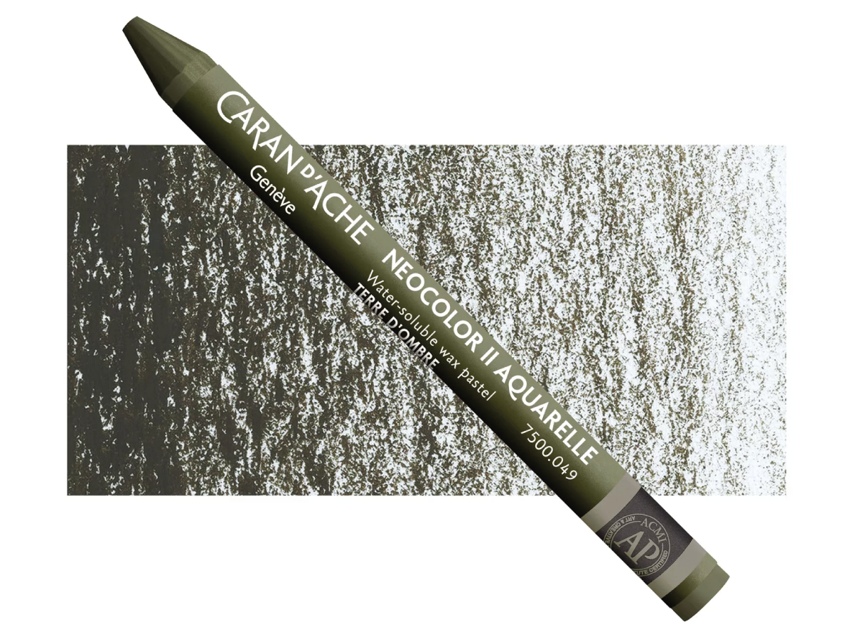 Caran d’ache - neocolor II – 049 Raw Umber - 0318917049