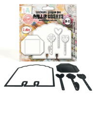 AALL & Create - #83 - MemoryDex Die-Cutting Die Set - Stemmed Pouch