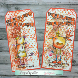 Paperartsy - Kate Crane Stamp Set 009 (A5 on EZ)