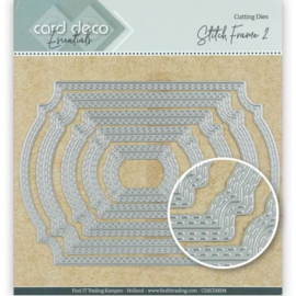 Card Deco Essentials Cutting Dies Stitch Frame 2 - CDECD0034