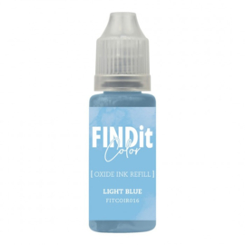 FindIt Color Oxide Ink Refill – Light Blue - FITCOIR016