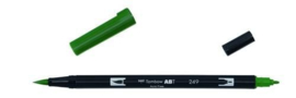 Tombow ABT brushpen hunter green ABT-249