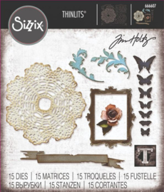 Sizzix Thinlits Die Set 15PK - Vault Boutique