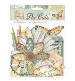 Stamperia - Die cuts assorted, Daisy Art - DFLDC126