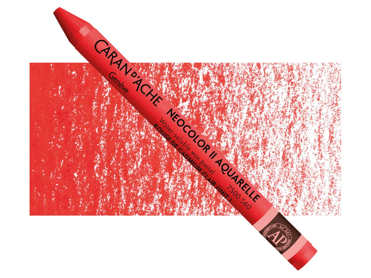 Caran d’ache - neocolor II – 560 Light Cadmium Red Hue - 0318917560