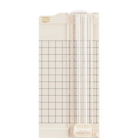 Vaessen Creative - Mini Papiersnijder 15,3x6,5cm Offwhite - 2137-049