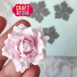 Craft & You Design CW257 Cutting Die - Magda's Flower 2