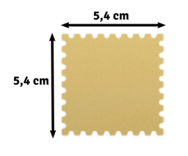 Vaessen Creative - Figuurpons Postzegel Super Jumbo 5,1x6,1cm