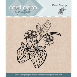 Card Deco Essentials - CDECS076 - Clear Stamps - Strawberry