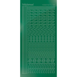 Hobbydots sticker - Mirror Green