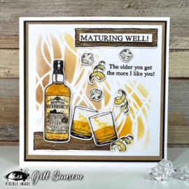 Visible image Splash of Whisky Stamp Set