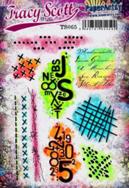 Paperartsy - Tracy Scott 065 (A5 set, trimmed, on EZ)