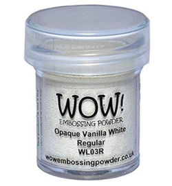 Wow! - WL03R - Embossing Powder - Regular - Opaque - Vanilla White