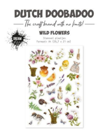 Dutch Doobadoo - Stansvel Wild Flowers A4 - 474.007.027