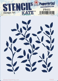 PaperArtsy - Stencil 453 {Kate Crane}