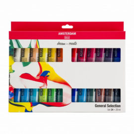 Standard Series acrylverf algemene selectie set | 24 × 20 ml