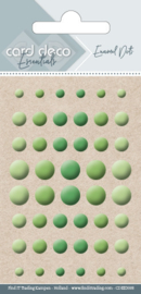 Card Deco Essentials - Enamel Dots Apple Green - CDEED008