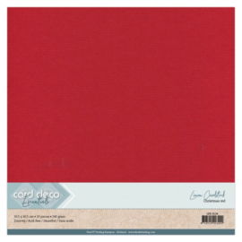 Linnenkarton - 30.5 x 30.5 - Kerstrood - LKK-SC34