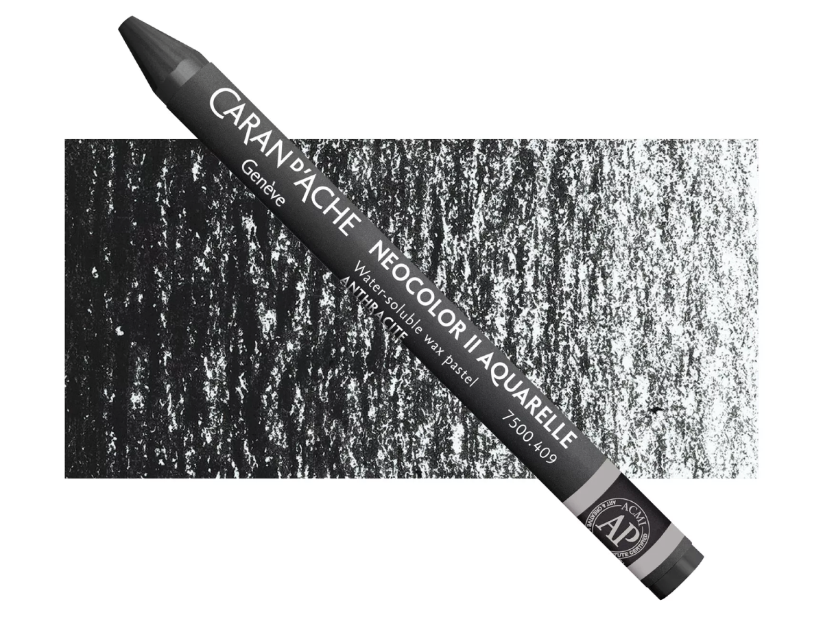 Caran d’ache - neocolor II – 409 Antraciet Grey - 0318917409