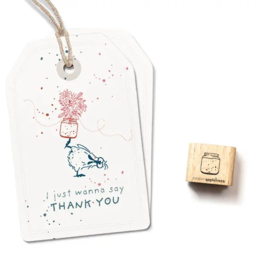 Cats on Appletrees - 28245 - Ministempel Marmeladenglas 2 Vase