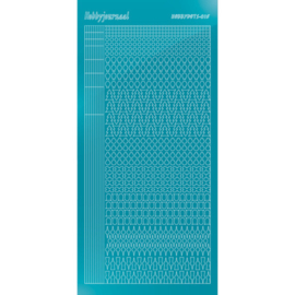 Hobbydots sticker 15 - Mirror Azure Blue - STDM15M