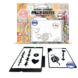AALL & Create - DI-108 - Die-Cutting Die Set - Sewn Intentions