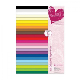 Docrafts A4 Coloured Paper Pack  - PMA160501