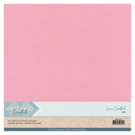 Linnenkarton - 30.5 x 30.5 - Roze - LKK-SC16