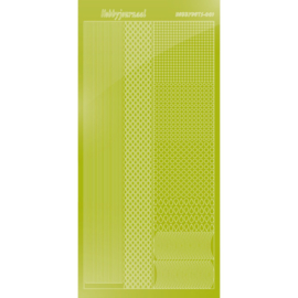 Hobbydots sticker  - Mirror - Leaf Green -  STDM01N