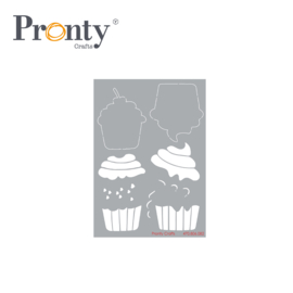 Pronty Stencil Cherry cupcake A6 - 470.806.082