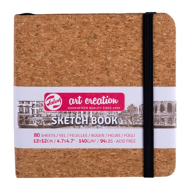 Talens Art Creation Schetsboek Kurk | 12 x 12 cm, 140 g, 80 vellen