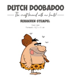 Dutch Doobadoo Unmounted Rubber Stamp Cave man - 497.004.015