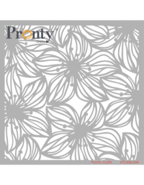 Pronty Crafts Mask stencil Flowers 15 x 15 cm - 470.806.044