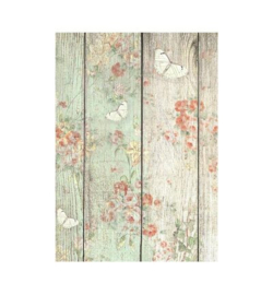 Stamperia - Rice Paper Achtergronden A6 Selectie – House of Roses - DFSAK6039