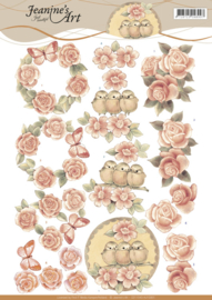 3D knipvel - Jeanine's Art - Vintage Roses - CD11043