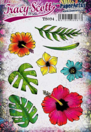 Paperartsy -  Tracy Scott 094 (A5 set, trimmed, on EZ)