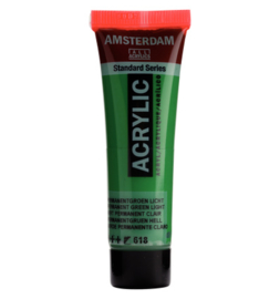 Permanent  groen licht - 618 - Amsterdam Acrylverf 20 ml