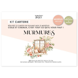 Florilèges Design - Kit créatif 12 cartes murmures