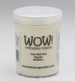 Wow! - WA02RL  - Embossing Powder - Regular - Clear - Clear Matt Dull