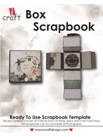 icraft - Box Scrapbook - Ready to Use Scrapbook Template.
