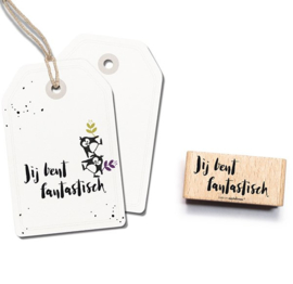 Cats on Appletrees - 2449 - Stempel - Jij bent fantastisch