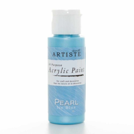 Docrafts - Speciality Pearlescent Paint (2oz) - Pearl Ice Blue