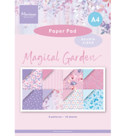 Marianne Design - Paper Bloc - Magical Garden - A4 - PK9221