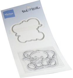Marianne Design - stamp & dies - Elephant hug - CS1153