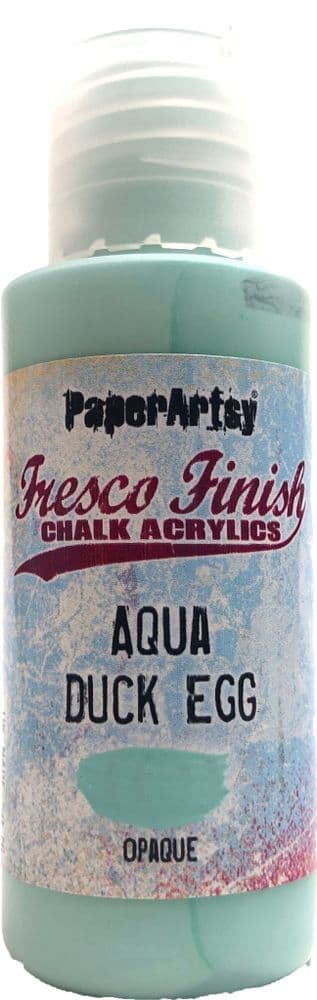 Fresco Finish - Aqua Duck Egg - FF199 -Tracy Scott - PaperArtsy