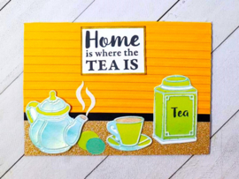 Couture Creations - Parkside Crafts - cutting die set - Tea time 