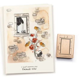 Cats on Appletrees - 28243 - Stempel Fenster 3 Stein